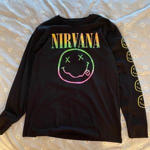 Nirvana Old Navy Black Long Sleeve